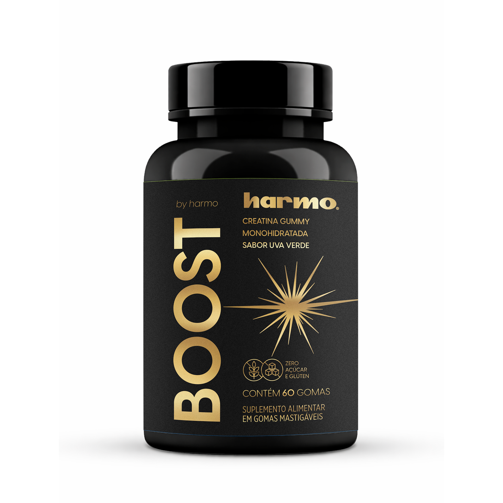 BOOST HARMO – Creatina Monohidratada em Gummy Sabor Uva Verde